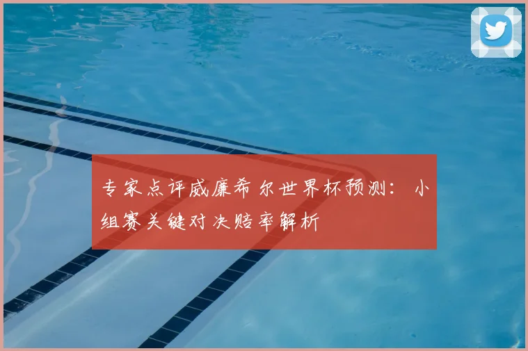 专家点评威廉希尔世界杯预测：小组赛关键对决赔率解析