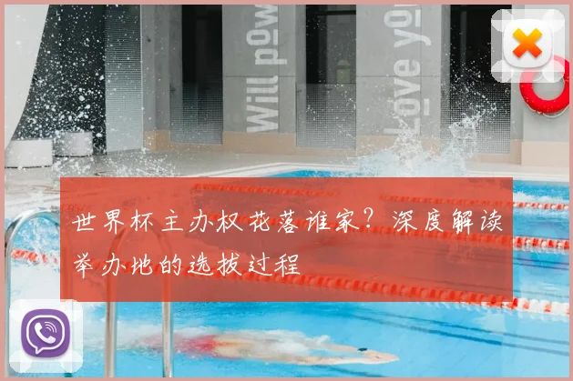 世界杯主办权花落谁家？深度解读举办地的选拔过程
